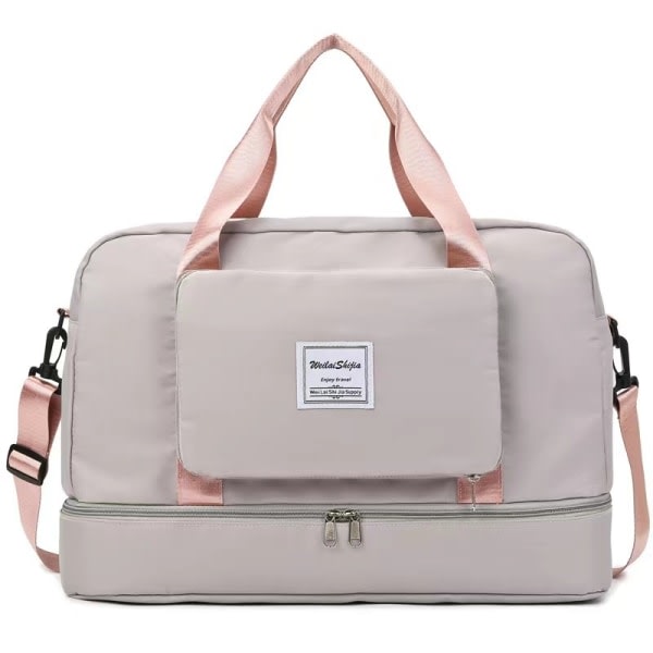 sammenleggbar weekendbag Reisebag Sportsbag - Perfekt grey