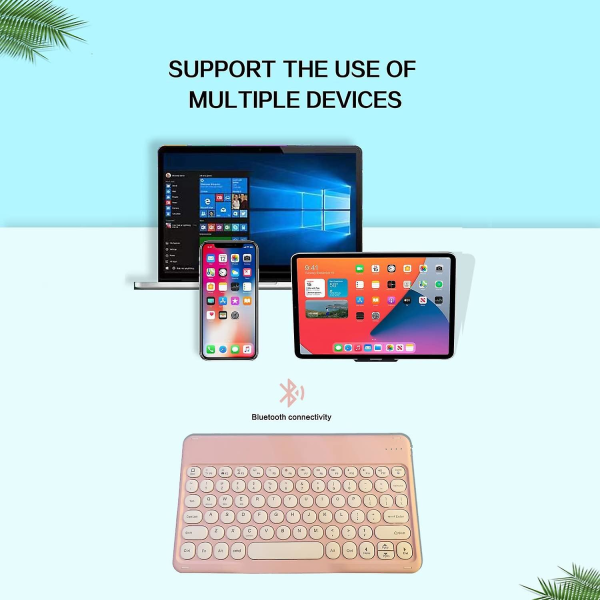 Ultra Tynd Retro Bluetooth Tastatur