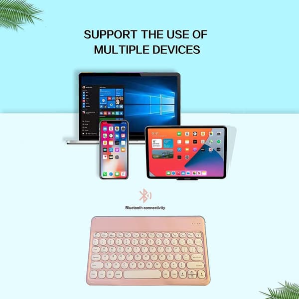 Ultra tynn retro Bluetooth-tastatur