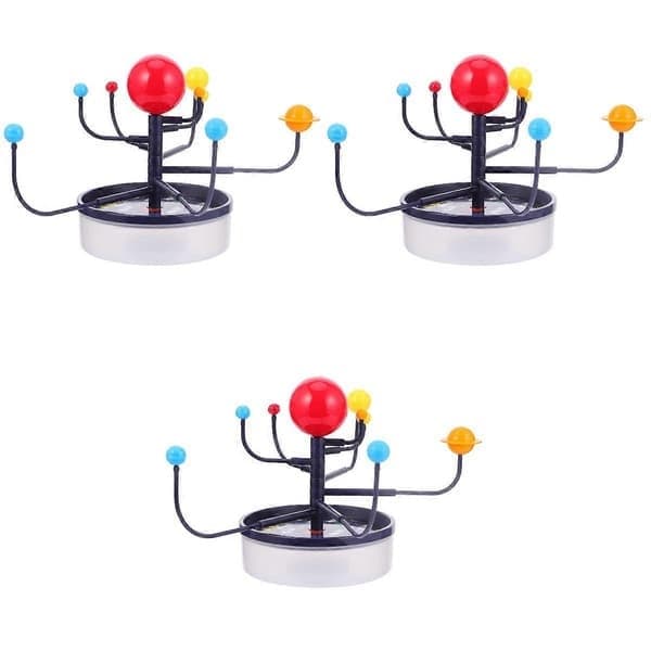 Solsystem Planet Model Videnskabslegetøj til Børneundervisning 3 stk. pakke[D]