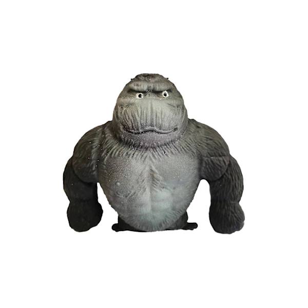 Simulerad gorilla apa stretchig squish antistress squeeze elastisk apa leksak 12*12 Grey