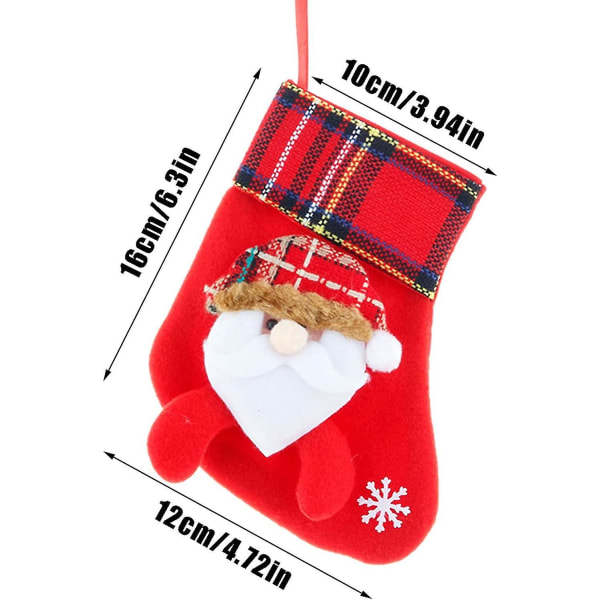 Jule Strømper Julepynt Strømper Jule Strømper Strømper Julepynt Hængende Strømper Til Have Og Vindue Dekoration