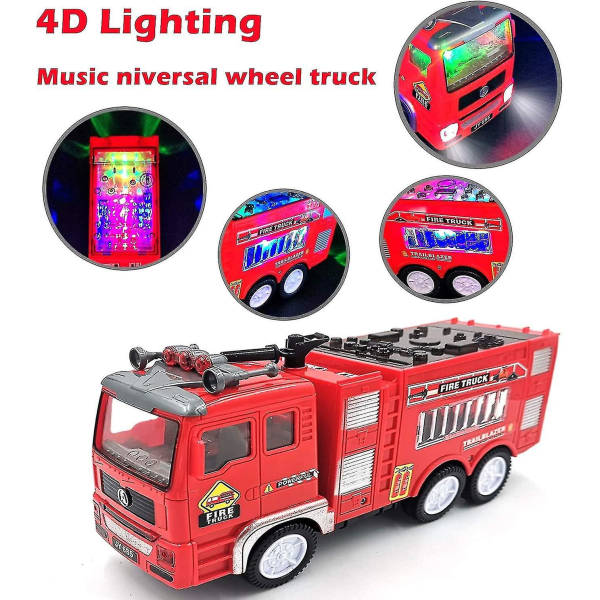 Brandbil Leksak för Pojkar och Flickor 3-9 År