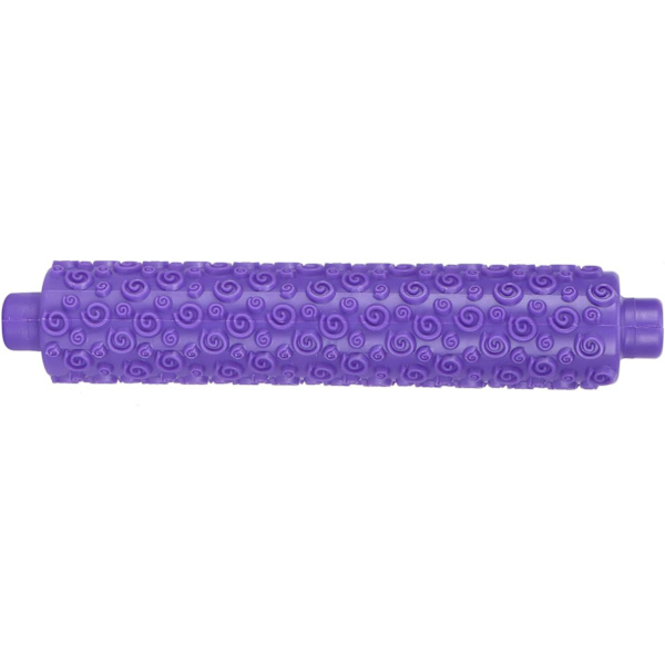 Präglade kavel, färgglada kakdekorationsgraverade präglingskavel med mönster för fondant, paj, skorpa, kaka, bakverk, glasyr Purple