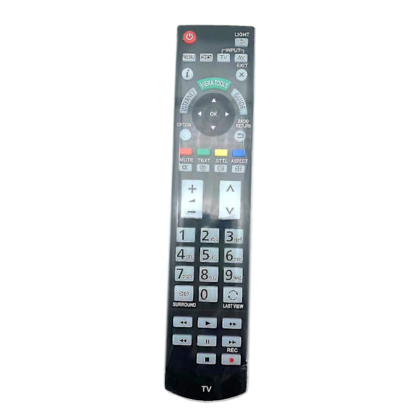 Fjernbetjening til Panasonic N2qayb000715 til Tx-l42etw50 Tx-p50vt50b Tx-p50st30b LED 3D TV (hy)