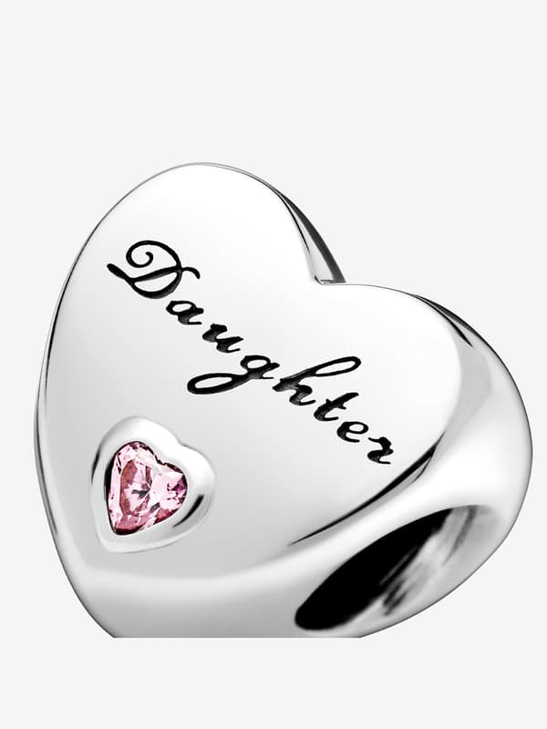 Pandora - Datter Hjerte Charm - Sterling sølv