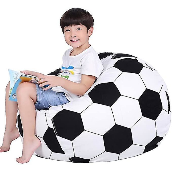 Stuffed Animal Storage Bean Bag Chair Cover For Kids