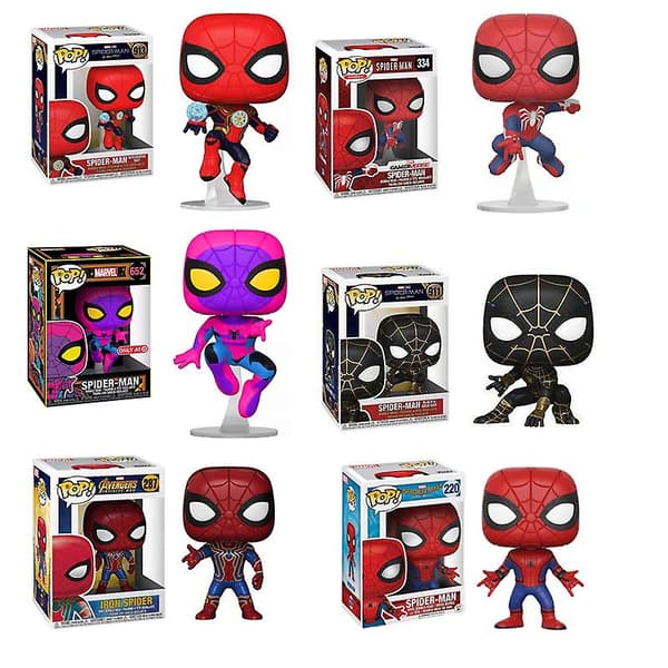 Spider-Man håndlavet legetøjsdukke Pop Vinyl Statue Superhelt sød model Spider-Man 287