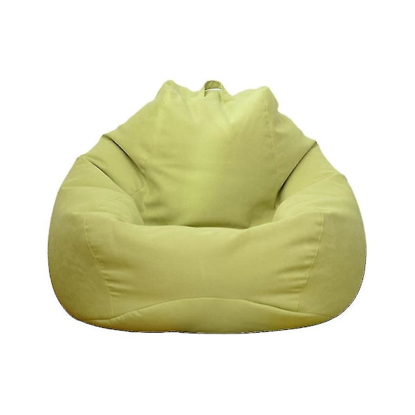 Ny Extra Stor Säckstolsfåtölj Soffa Överdrag Inomhus Lat Sittpuff För Vuxna Barn-Grå