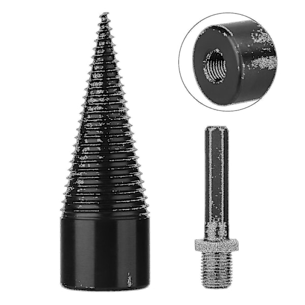 Industriel Brændetømmerbor, Trækegle, Hexskaft, Træstammesplitter, Skrue, Splittende 32mm Y 38mm