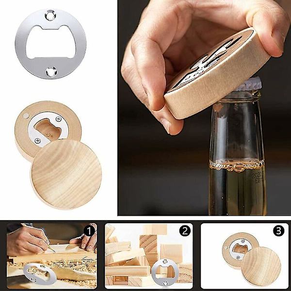 16 kappaletta pullonavaajan DIY-askarteluja, pieni pullonavaaja, pullonavaaja ruuveilla, 32 ruuvilla, olutpullojen avaamiseen, mehupullo