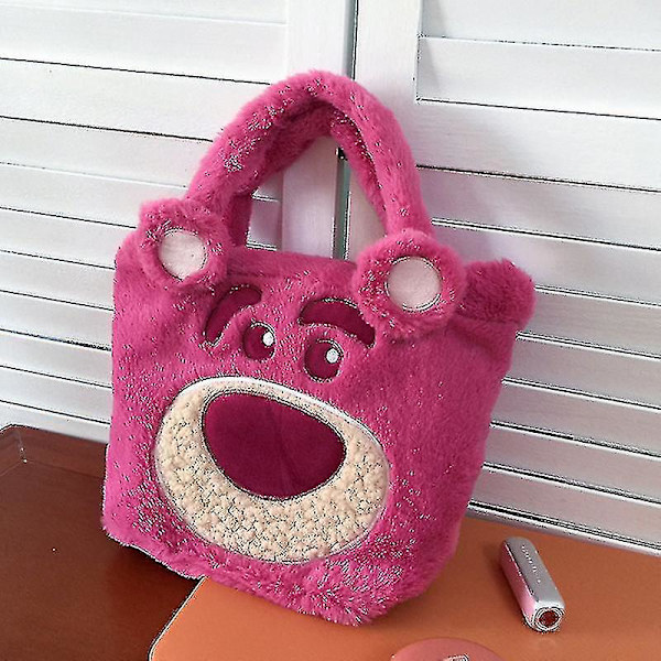 Kvinder Plys Tote Taske Tegneserie Lotso Daisy Komfortabel Touch Clutch Taske Lukning Gave Lotso