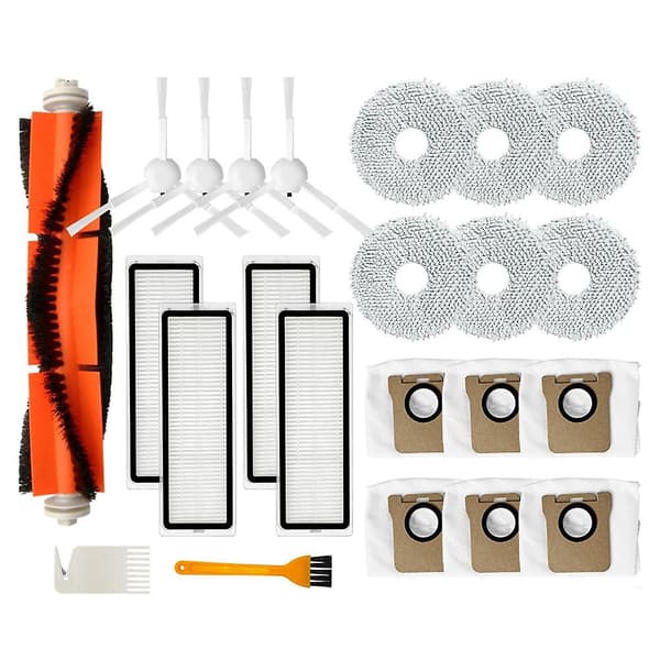 Til Dreamebot L10s Ultra Robotstøvsuger Hoved Sidebørste Hepa Filter Mopper Klud Støvpose