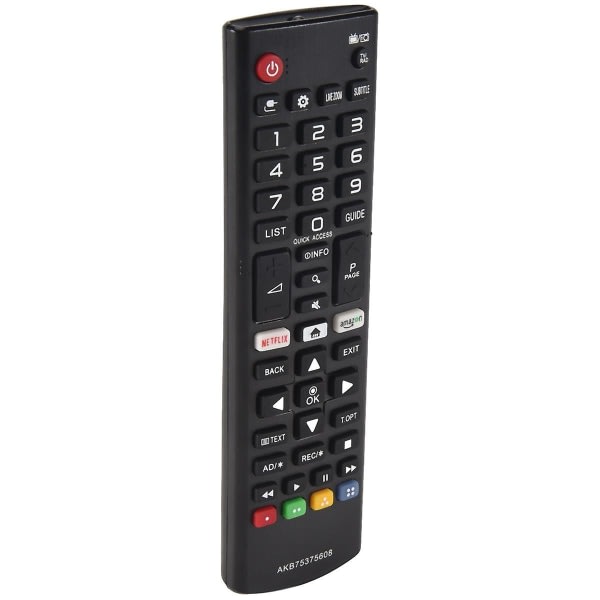 Erstatningsfjernbetjening AKB75375608 til LG TV [DB] sort