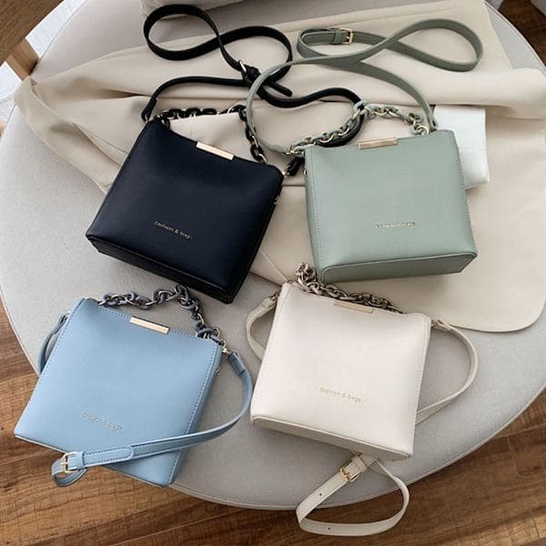 Dame håndtasker Messenger Crossbody Taske blå blue
