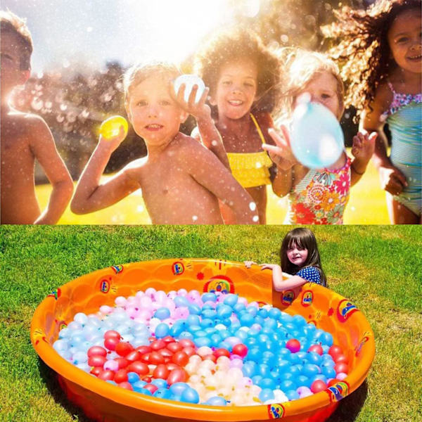 333 Vattenballonger, Snabbfyllande Självförslutande Vattenballonger Färgglada Ballonger, Stänk Vattenbollar Sommar Kul Utomhusleksaker