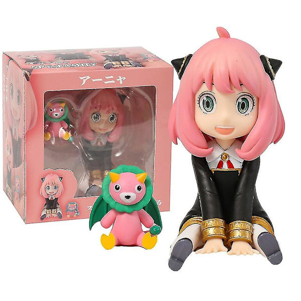Spy X Family Mini Anya Forger PVC-malli Anime-kokoelmahahmo Lelulelu A 8cm box