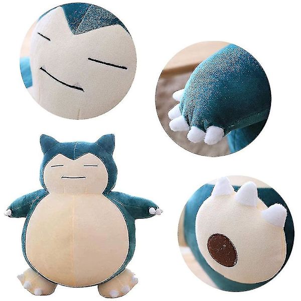 50cm Snorlax Plyschleksak Jumbo Snorlax Mjuk Kudde Jätte Teddy Söt Fylld Docka För