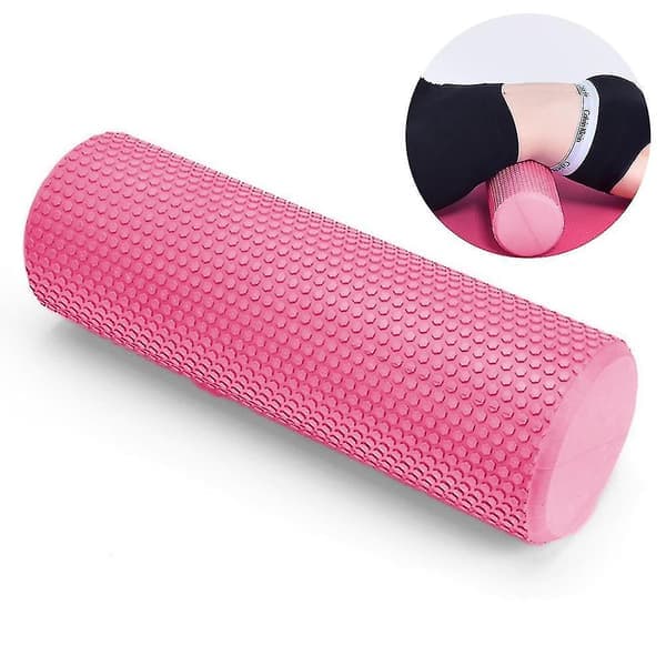 Muskelmassager Skumrulle til dybdevævsmassage, Pink, 45x15cm