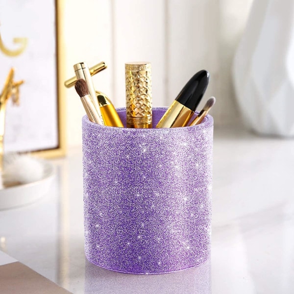 Penholder, Glitter Bling Dekor Kompatibel Med  Skrivebord Blyantskop Kompatibel Med  Kvinder Piger