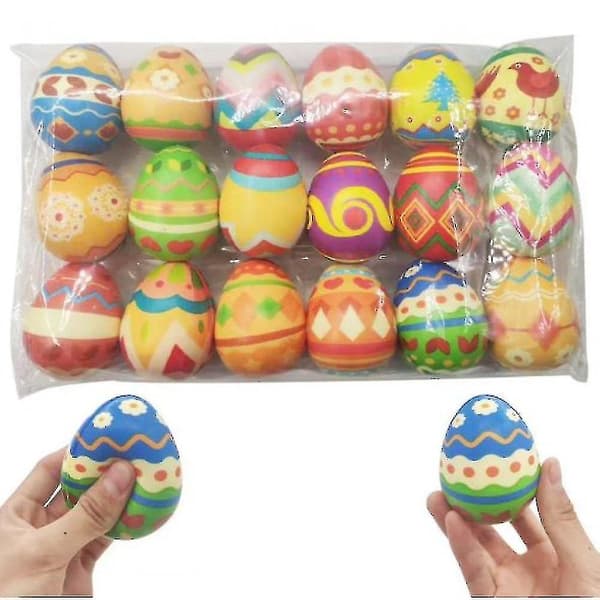 Fidget-leketøy, 18 pakker påskeegg Squishy-leker