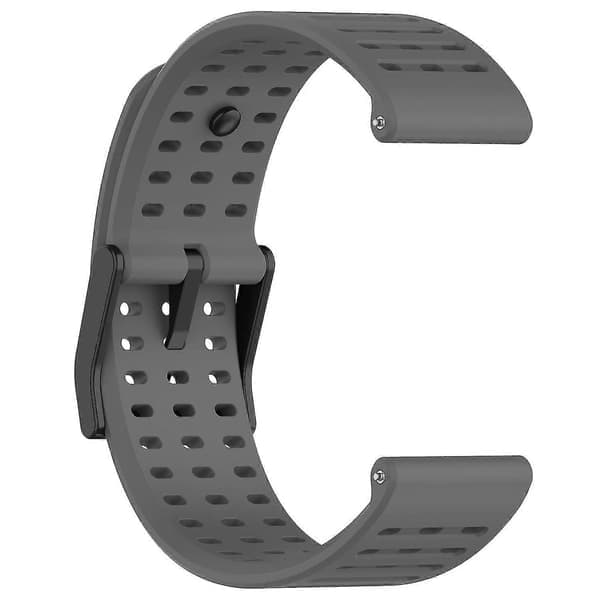Sportsrem til Suunto Vertical/9 Peak Pro/9 Peak/5 Peak, 22mm silikonklokkerem grå Grey