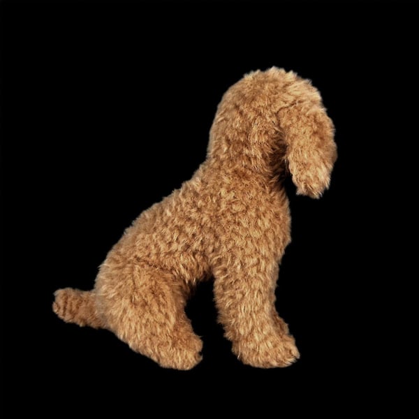 Realistinen pehmolelukoira Labradoodle koiran pehmotäytetty eläin lapsille