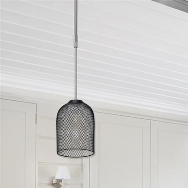 1/2/3/5 Metallhänge Lampskärm Smidesjärnstråd Lampskärm f Black Cylinder