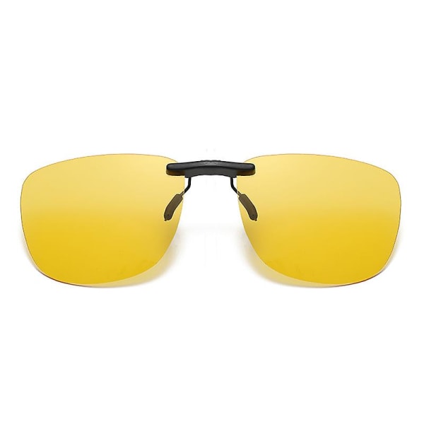 Polariserte solbriller med klips for reseptbelagte/nærsynthetsbriller utendørs/kjøring