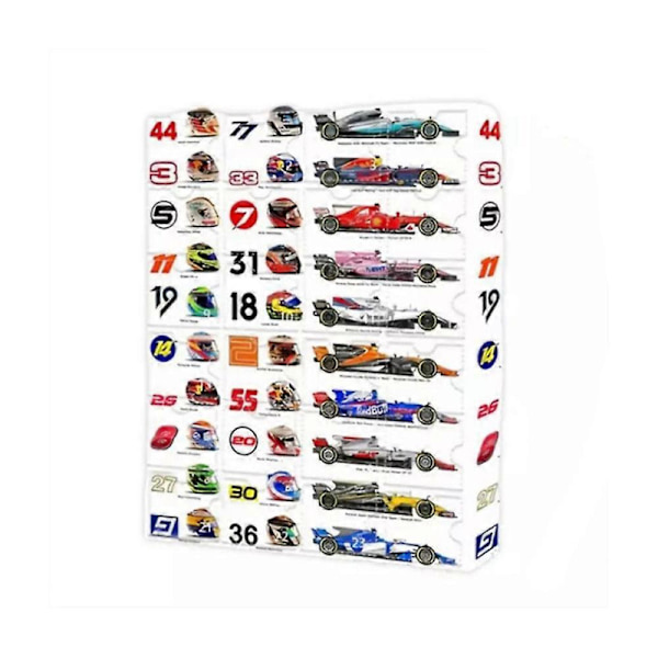 F1 Julekalender - Julekalenderen Med 24 Små Døre