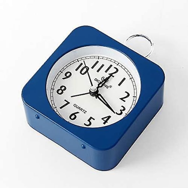 Herätyskello Neliö Pöytäkello Herättää Sinut Hiljainen Toimii Täydellisesti Makuuhuoneeseen Toimistoon Sininen (hy)