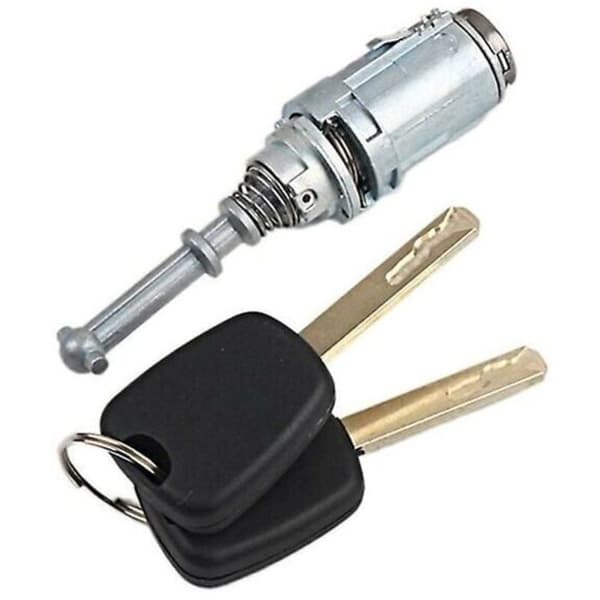 Låssats + cylinder för vänster framdörr Citroen C2 C3 C3 + 2 nycklar OE:9170T9