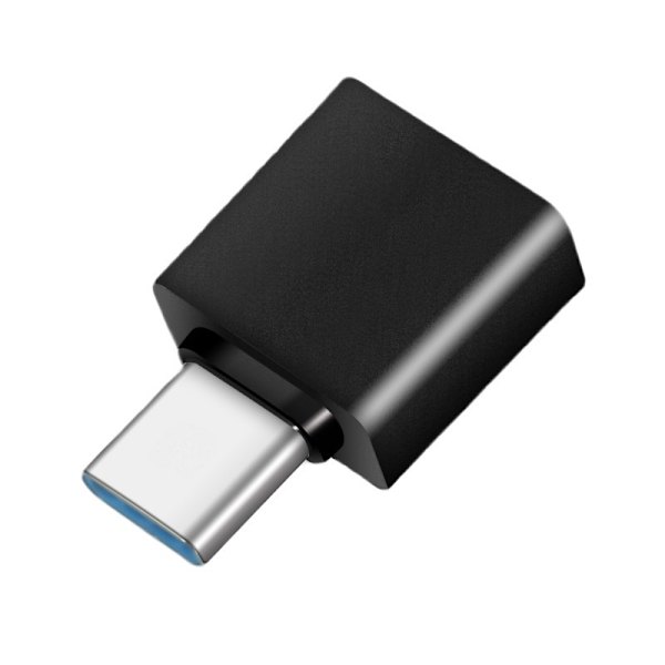 Mobiltelefon USB-minnepinne usb2.0 OTG-adapter - usb2.0 til type-c adapter - Android-konverter Type-C interface Balck Long