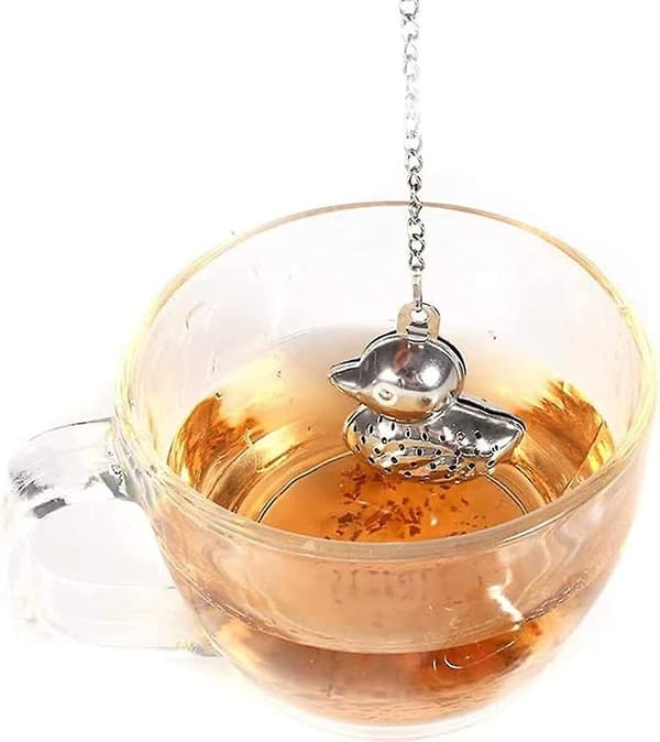 Teinfuser Te-sil Teinfuserkuler Rustfritt stål Te-sil 2 stk Teinfuser For Tekanne Teinfuser Morsom Teinfuser Tekanne For Krydder