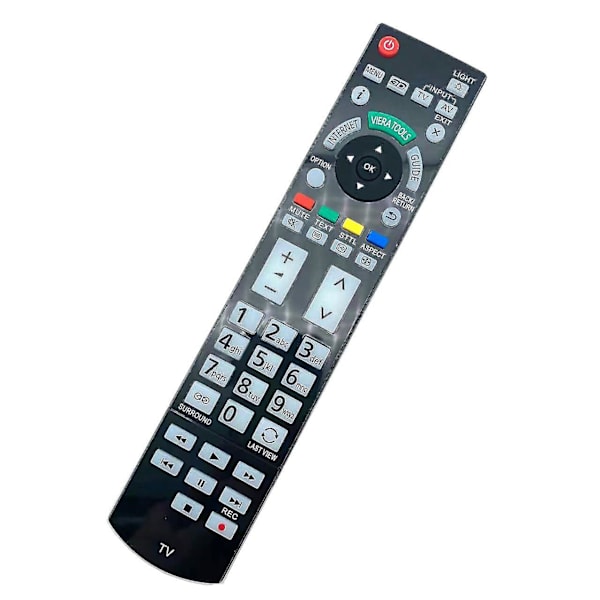 Fjernbetjening til Panasonic N2qayb000715 til Tx-l42etw50 Tx-p50vt50b Tx-p50st30b LED 3D TV (hy)