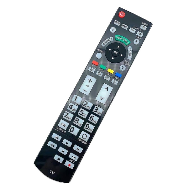 Fjernkontroll erstatning for Panasonic N2qayb000715 for Tx-l42etw50 Tx-p50vt50b Tx-p50st30b LED 3D TV (hy)
