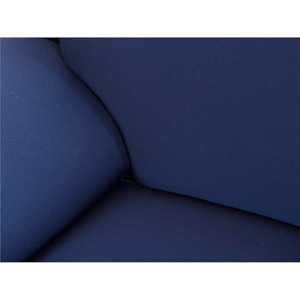 Elastisk Sofaovertræk 2 Personers Sofaovertræk Sofaovertræk Sofaovertræk Tilpasset Sofaovertræk Med Armlæn, Navy Blå