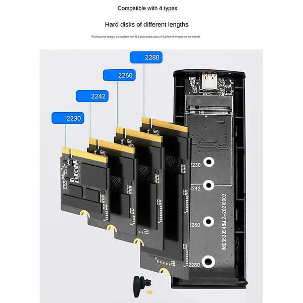 M2 SSD-kotelo NGFF SATA USB 3.1 Gen 2 5Gbps SSD-kotelo NGFF SATA B-avaimelle/ (B+M) -avaimelle SSD-kiintolevyboksi M.2-sovitin