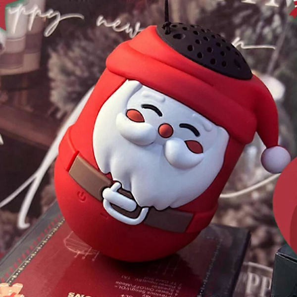 Bluetooth-högtalare Jultomte, Bärbar Mini Trådlös Bluetooth-högtalare