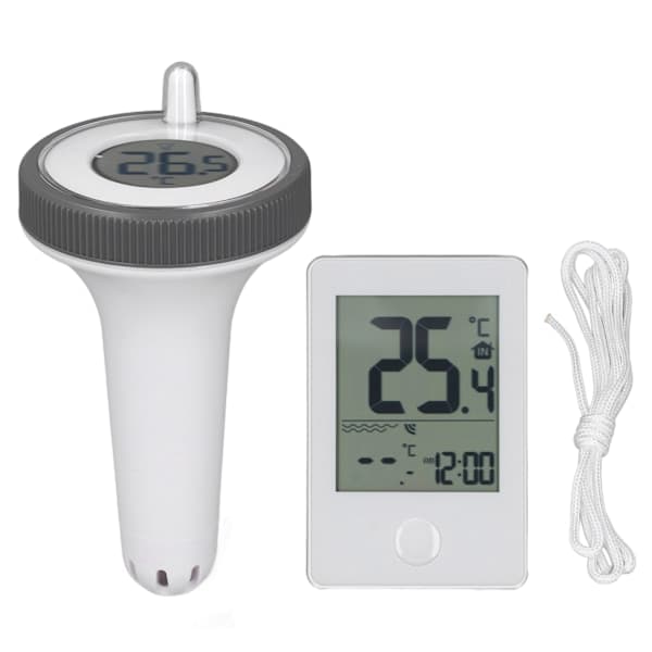 Trådløst pooltermometer LCD-display 0,1 ℃ nøjagtighed Vandtæt digitalt væsketermometer temperaturmåler
