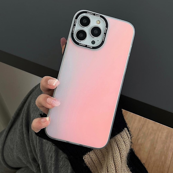Mobiltelefonskal för iPhone 14 Pro, PC+TPU, med laserdiskolorering
