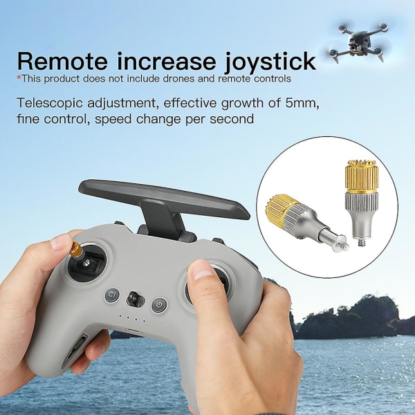 2 st Fjärrkontroll Joystick Rocker Drone Partextension Tillbehör För -dji Fpv Drone