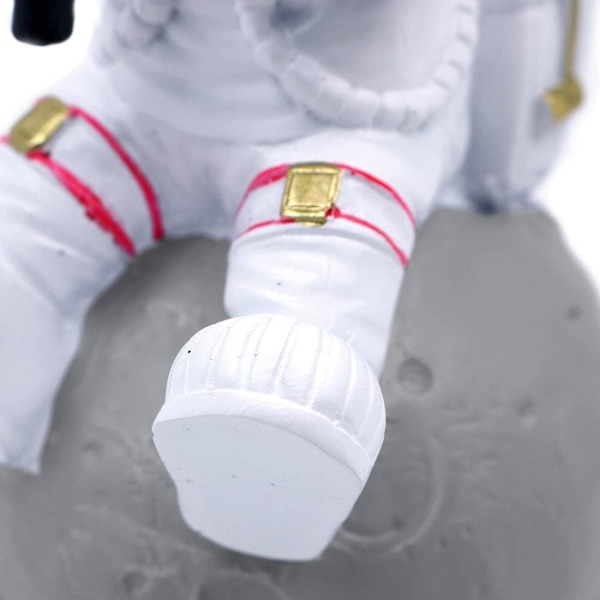 Astronaut Figurine Skulptur Rymdman Staty Skrivbordstillbehör Barn Pojkar Sovrumsdekor Astronaut Tema Dekoration Prydnad