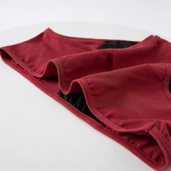 3 stk. Menstruationsundertøj, Menstruationsundertøj med rigelig strøm, Menstruationsundertøj til kvinder, Vandabsorberende, Ingen lækage, Fysiologisk undertøj 2XL