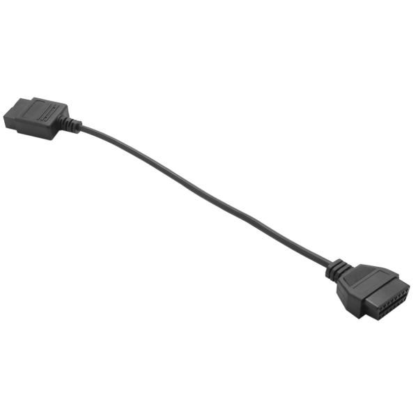 För Nissan 14-stifts till 16-stifts kabel OBD II diagnostiskt gränssnitt 14-stifts till OBD2 16-stifts adapter fungerar för