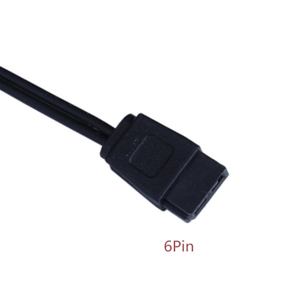 Sata 15-pin til 6-pin optisk stasjonsstrømadapterkabel 22awg Od1.6mm 6.7in