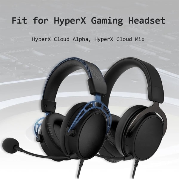 Flettet kabelforlengelseskabel for HyperX Cloud Headset-ka A