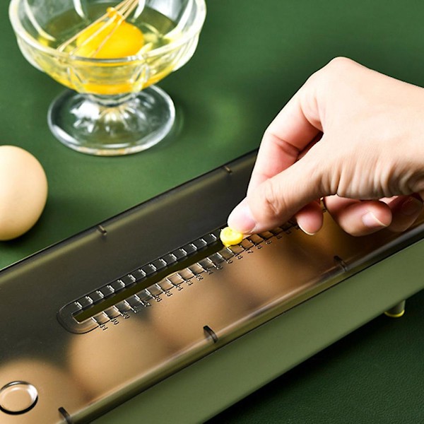 Egg Oppbevaringsbeholder Husholdnings Fargerik Stabelbar Egg Frisk Oppbevaringsboks Green