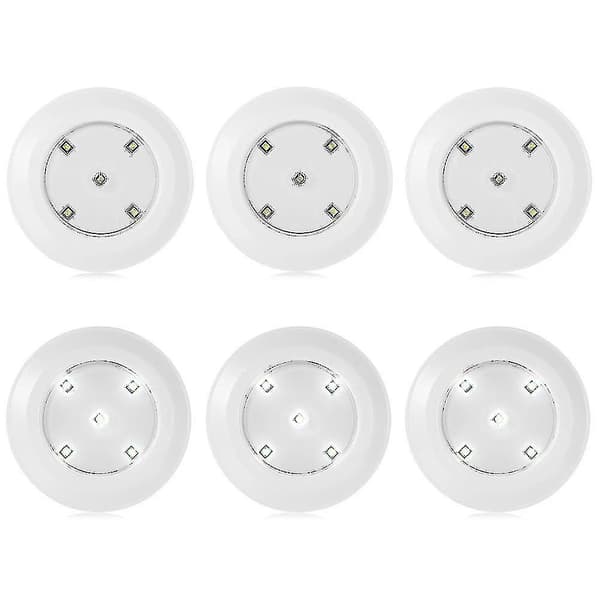 Trådløs LED-skaplampe med fjernkontroll 1 remote control 3 lamp white