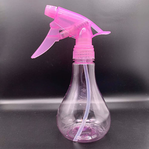 Sprayflaske, 250 ml justerbar spraybeholder for hår, planter og rengjøring i hjemmet, rosa